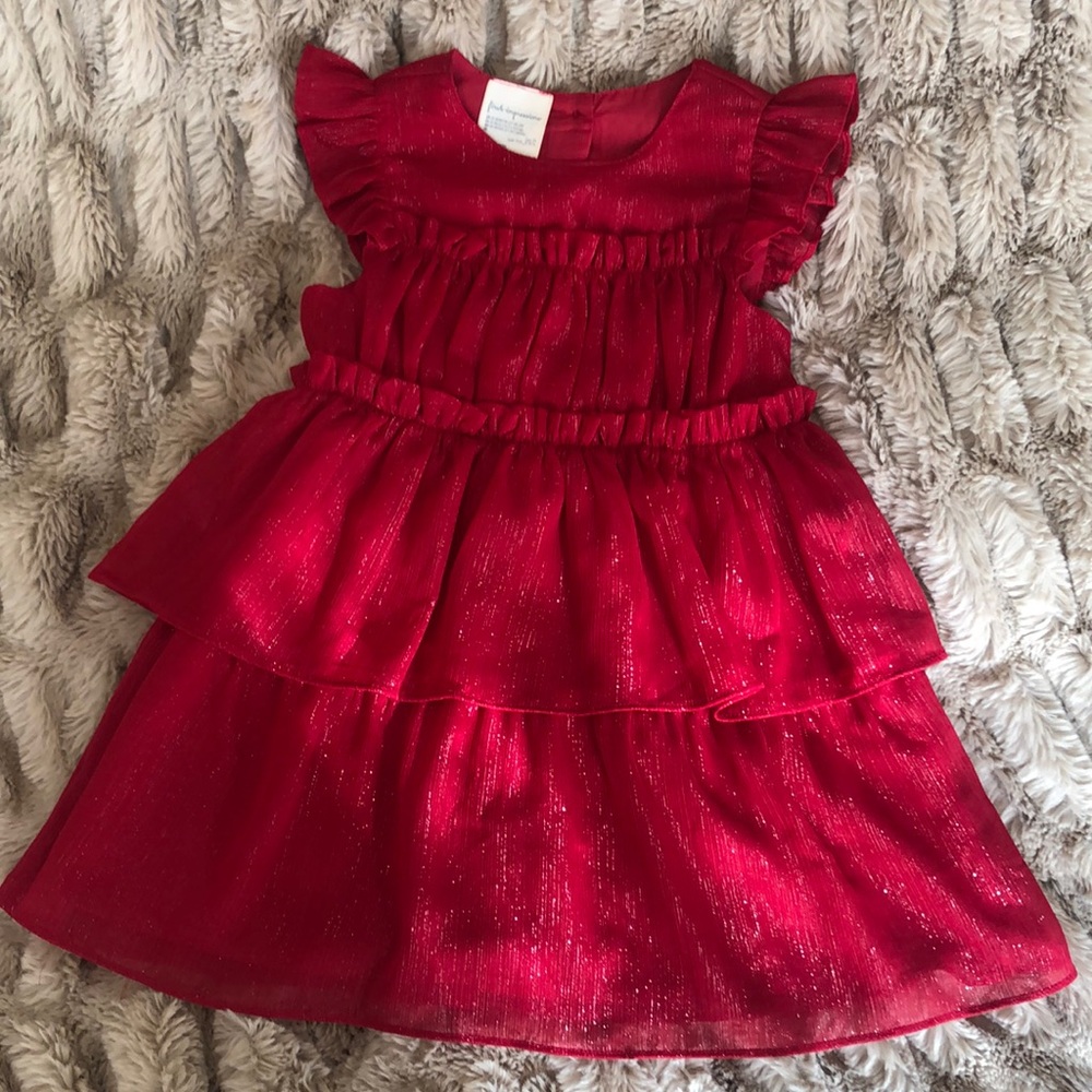 First Impressions, 24 months, red holiday dress